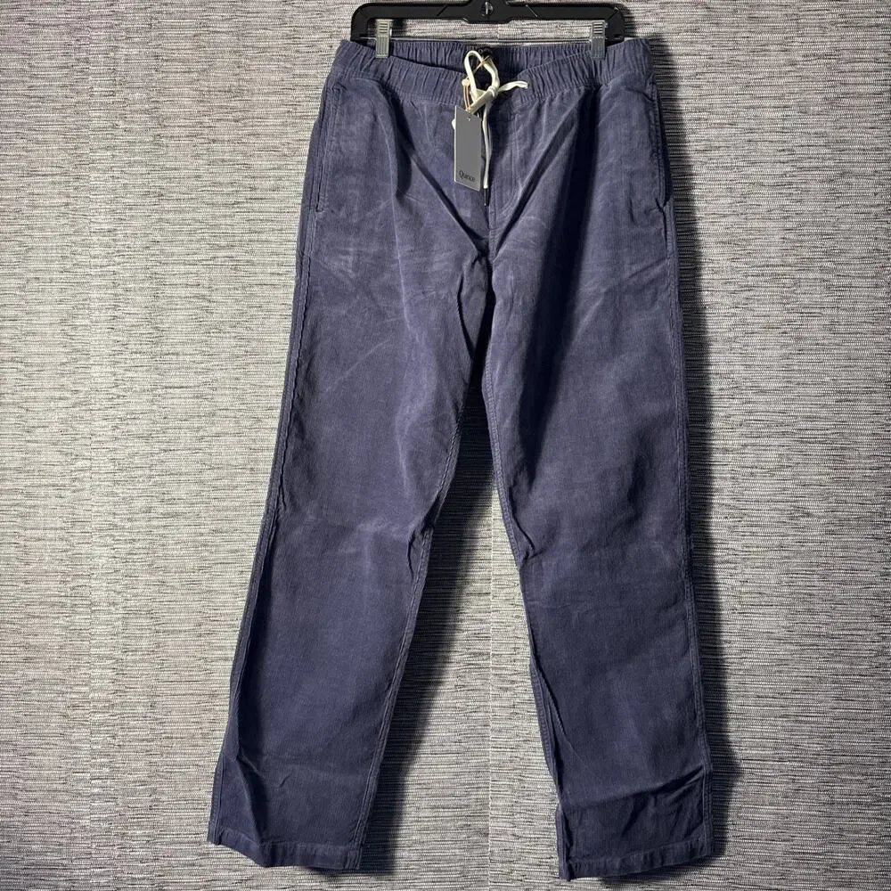 Men’s Quince Organic Stretch Courduroy, Storm Blue, Large